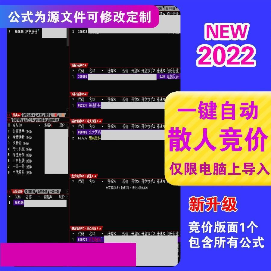 散人竞价擒龙系统8.5 终极版指标源码含软件+使用说明