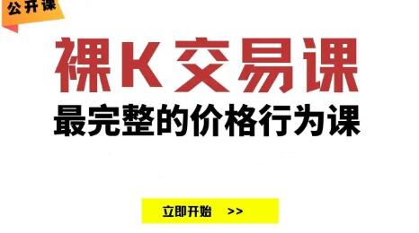 【TRADER K】《TRADER K|老K 裸K交易课价格行为交易思路策略公开课18节 成为合格的交易员》网盘课程下载
